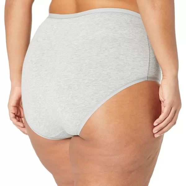 Amazon Essentials Womens Cotton High Waisted Underwear Available in Plus Size Pack of 6Neutral