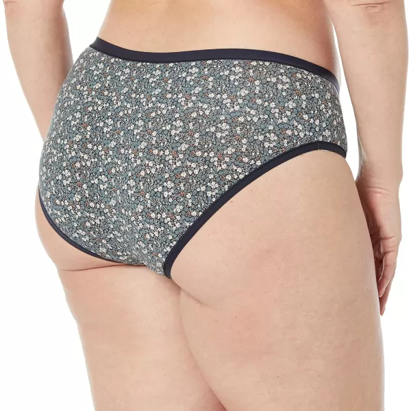 Amazon Essentials Womens Cotton Hipster Underwear Available in Plus Size Pack of 6Ditsy Floral