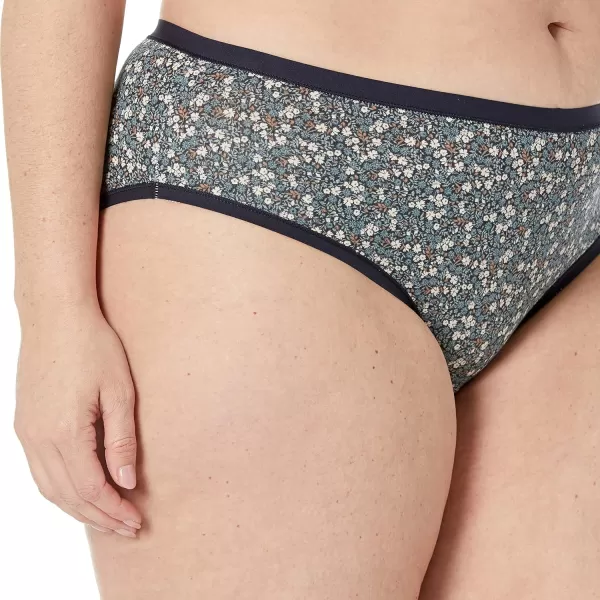 Amazon Essentials Womens Cotton Hipster Underwear Available in Plus Size Pack of 6Ditsy Floral