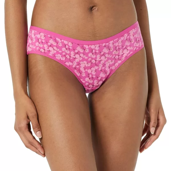 Amazon Essentials Womens Cotton Hipster Underwear Available in Plus Size Pack of 6Floral Dots