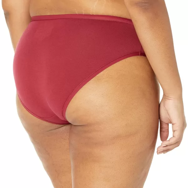 Amazon Essentials Womens Cotton Hipster Underwear Available in Plus Size Pack of 6Warm Tones