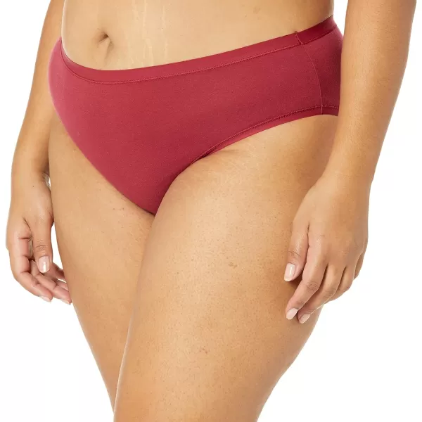 Amazon Essentials Womens Cotton Hipster Underwear Available in Plus Size Pack of 6Warm Tones