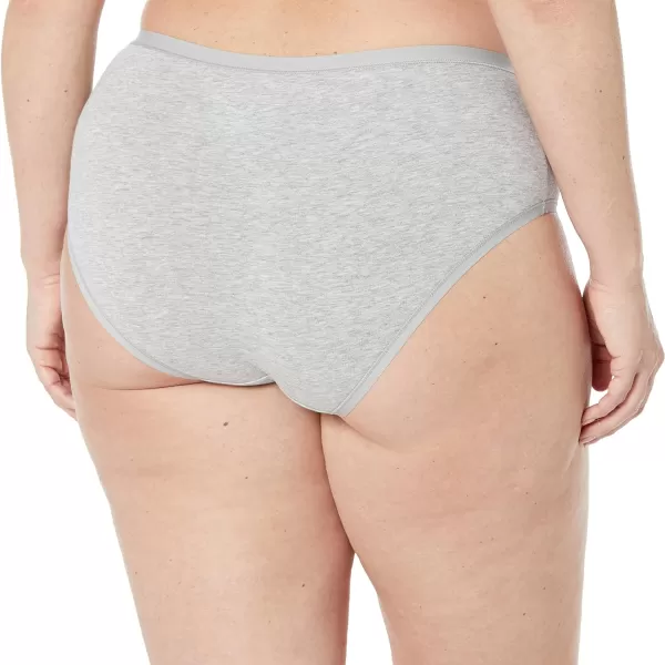 Amazon Essentials Womens Cotton Midi Brief Underwear Available in Plus Size Pack of 6Neutral