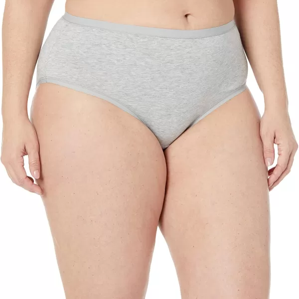 Amazon Essentials Womens Cotton Midi Brief Underwear Available in Plus Size Pack of 6Neutral