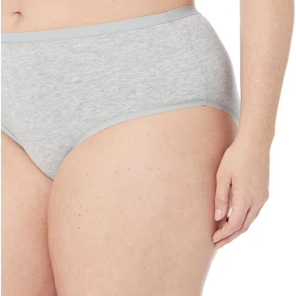 Amazon Essentials Womens Cotton Midi Brief Underwear Available in Plus Size Pack of 6Neutral