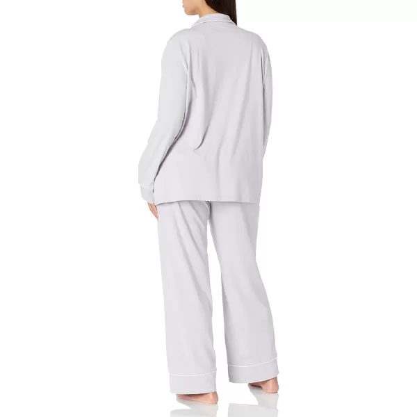 Amazon Essentials Womens Cotton Modal LongSleeve Shirt and FullLength Bottom Pajama Set Available in Plus SizeLilac