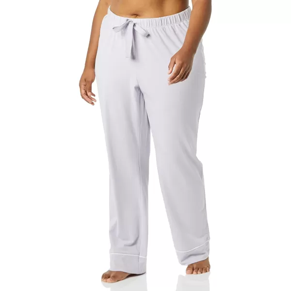 Amazon Essentials Womens Cotton Modal LongSleeve Shirt and FullLength Bottom Pajama Set Available in Plus SizeLilac