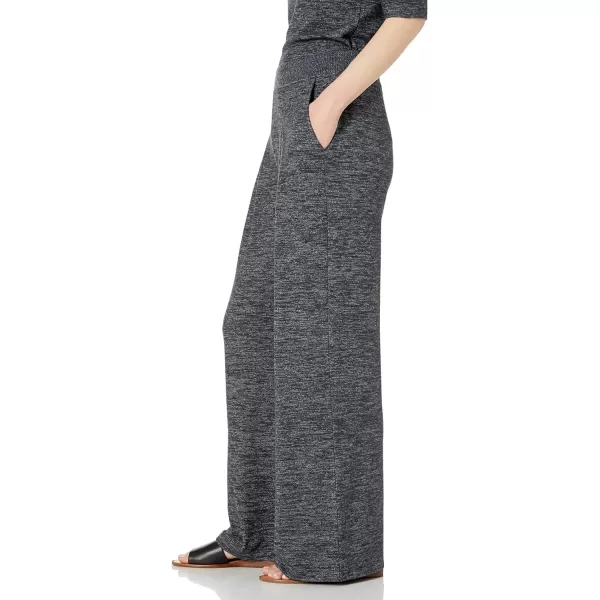 Amazon Essentials Womens Cozy Knit Oversized Pleated WideLeg Pant Previously Daily RitualBlack