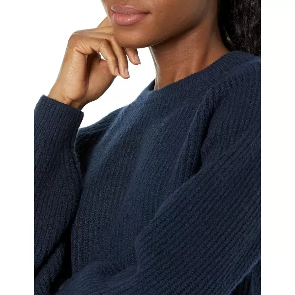 Amazon Essentials Womens Crew Neck Rib SweaterNavy