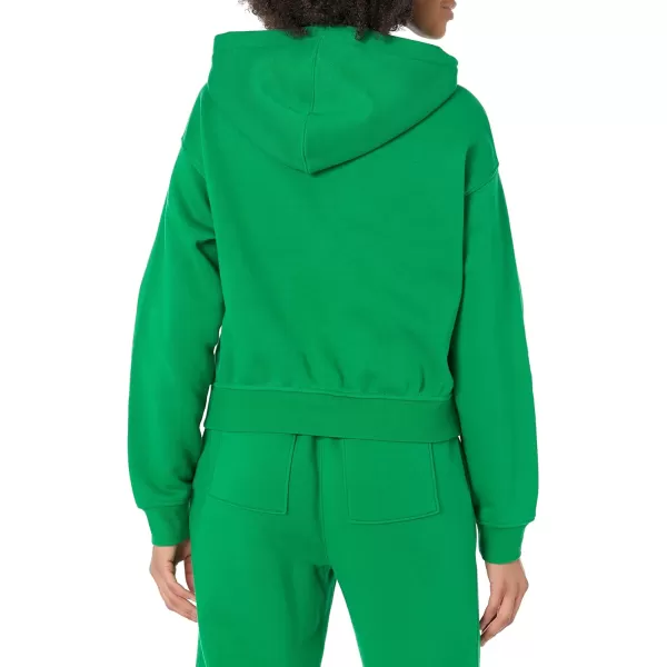 Amazon Essentials Womens Crop Hoodie Sweatshirt Available in Plus SizeGreen