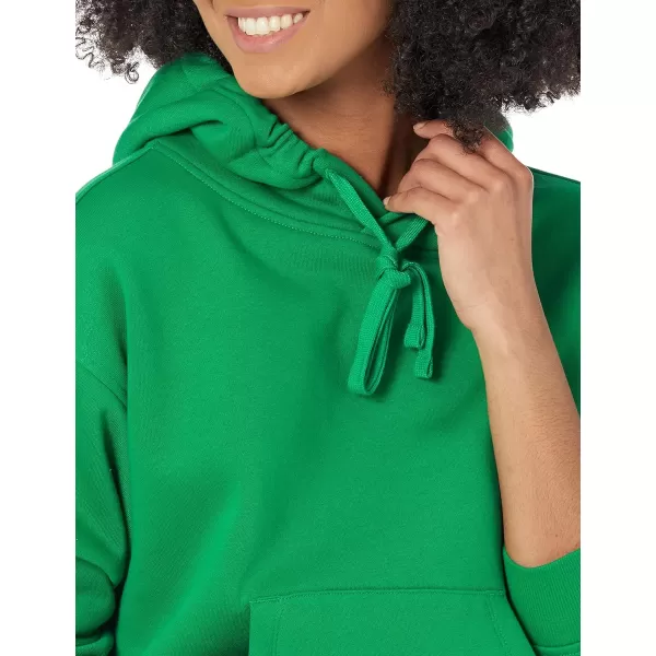 Amazon Essentials Womens Crop Hoodie Sweatshirt Available in Plus SizeGreen