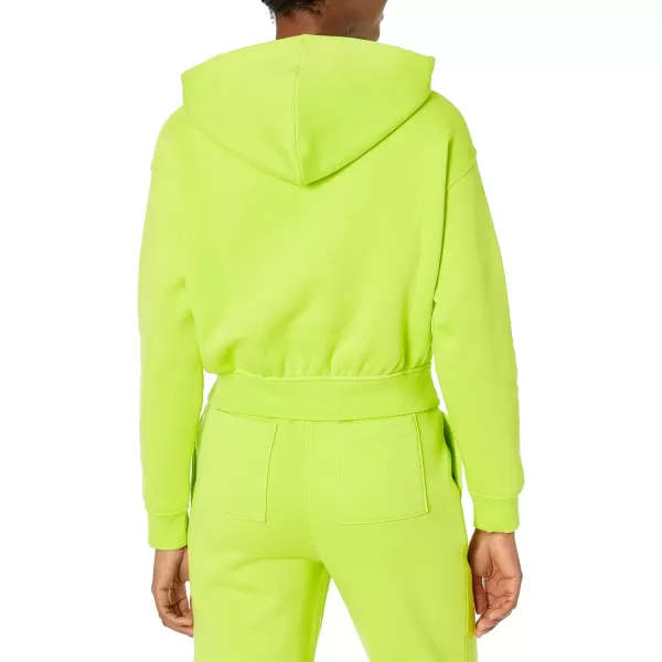 Amazon Essentials Womens Crop Hoodie Sweatshirt Available in Plus SizeLime Green