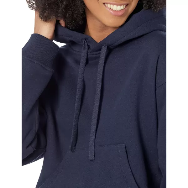 Amazon Essentials Womens Crop Hoodie Sweatshirt Available in Plus SizeNavy