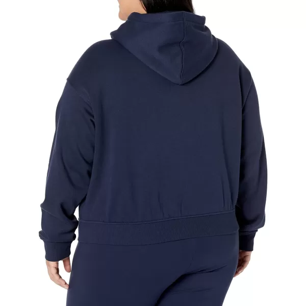 Amazon Essentials Womens Crop Hoodie Sweatshirt Available in Plus SizeNavy