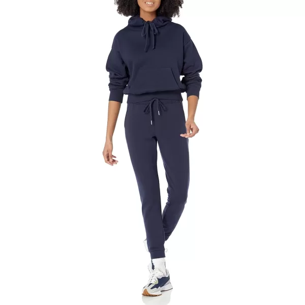 Amazon Essentials Womens Crop Hoodie Sweatshirt Available in Plus SizeNavy