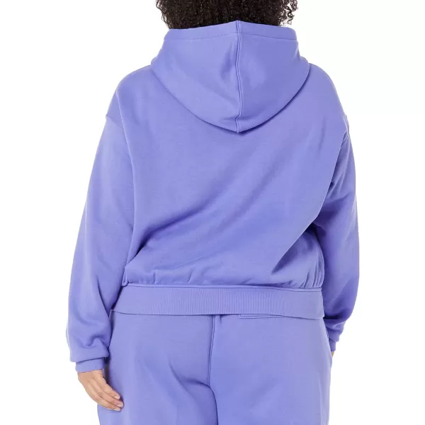 Amazon Essentials Womens Crop Hoodie Sweatshirt Available in Plus SizePurple Blue