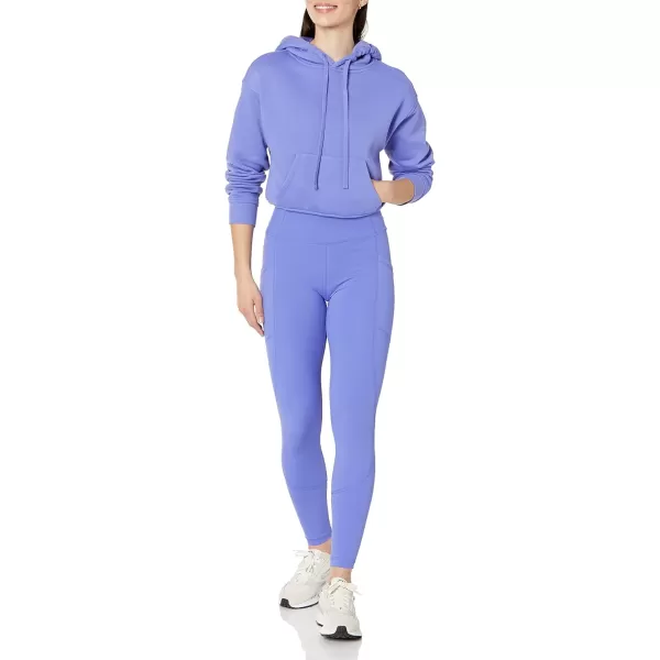 Amazon Essentials Womens Crop Hoodie Sweatshirt Available in Plus SizePurple Blue