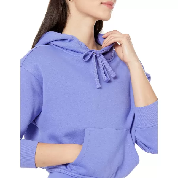 Amazon Essentials Womens Crop Hoodie Sweatshirt Available in Plus SizePurple Blue