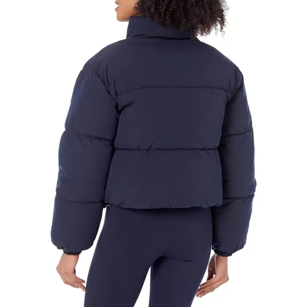 Amazon Essentials Womens Crop Puffer Jacket Available in Plus SizeNavy