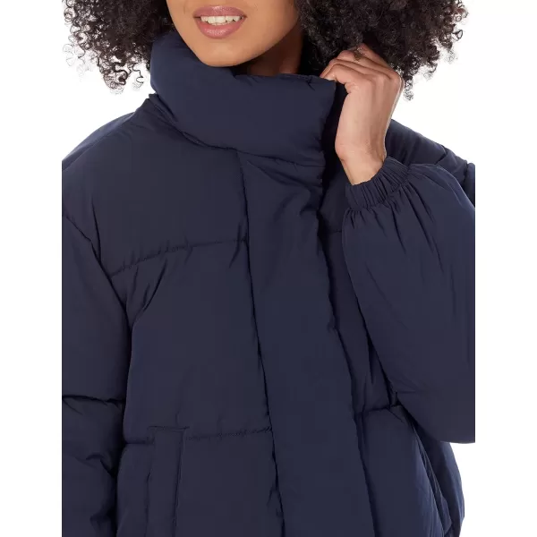 Amazon Essentials Womens Crop Puffer Jacket Available in Plus SizeNavy