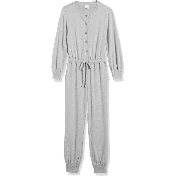 Amazon Essentials Womens Fashion Studio Terry JumpsuitGrey Heather