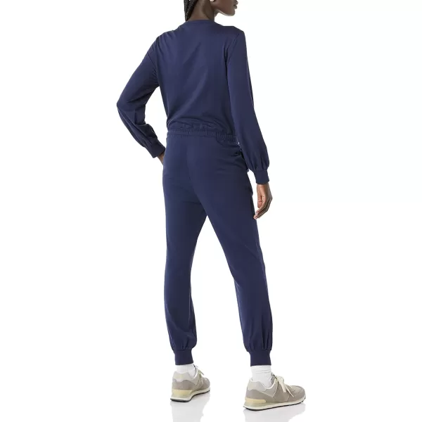 Amazon Essentials Womens Fashion Studio Terry JumpsuitNavy