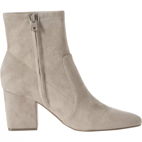 Amazon Essentials Womens Fitted Stretch Heel BootDove Grey Microsuede