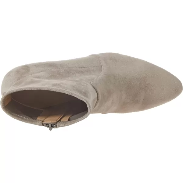 Amazon Essentials Womens Fitted Stretch Heel BootDove Grey Microsuede
