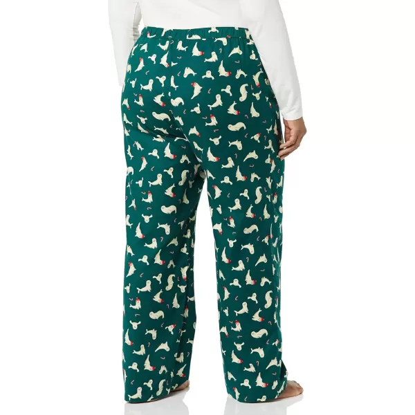 Amazon Essentials Womens Flannel Sleep Pant Available in Plus SizeGreen Seal