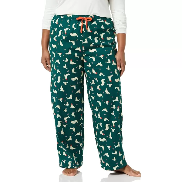 Amazon Essentials Womens Flannel Sleep Pant Available in Plus SizeGreen Seal