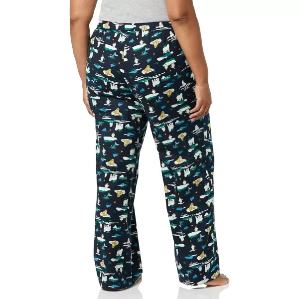 Amazon Essentials Womens Flannel Sleep Pant Available in Plus SizeNavy Arctic Creatures