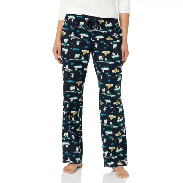 Amazon Essentials Womens Flannel Sleep Pant Available in Plus SizeNavy Arctic Creatures