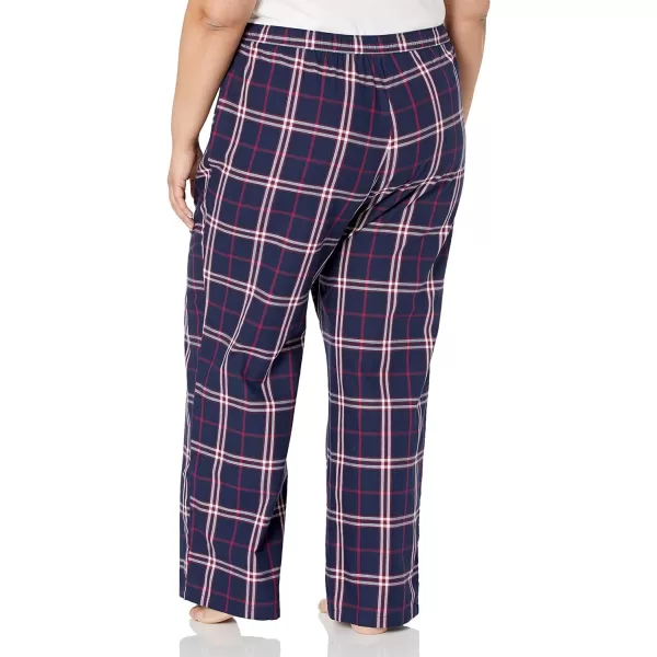 Amazon Essentials Womens Flannel Sleep Pant Available in Plus SizeNavyPinkPlaid