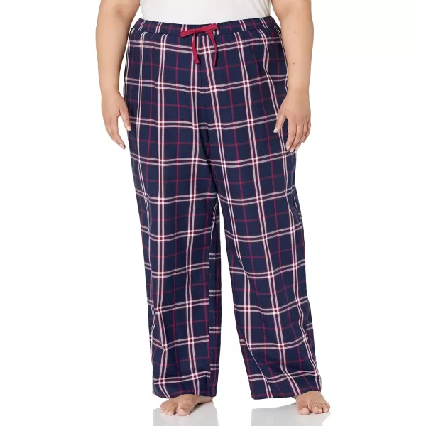 Amazon Essentials Womens Flannel Sleep Pant Available in Plus SizeNavyPinkPlaid