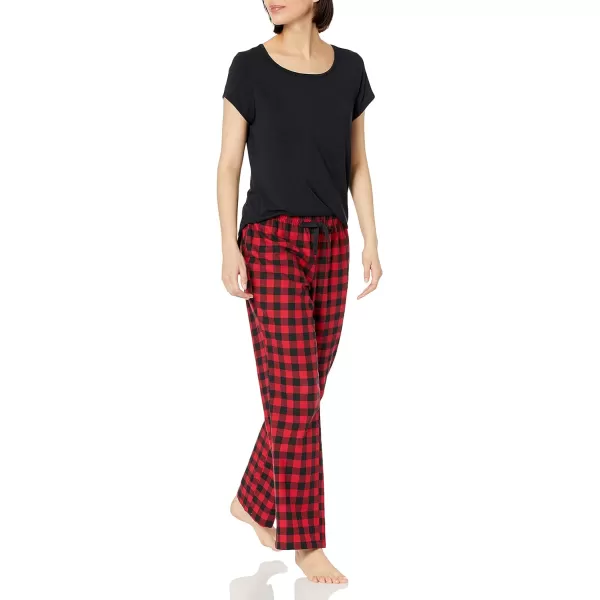 Amazon Essentials Womens Flannel Sleep Pant Available in Plus SizeRed Buffalo Check