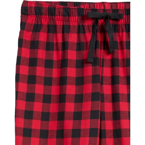 Amazon Essentials Womens Flannel Sleep Pant Available in Plus SizeRed Buffalo Check