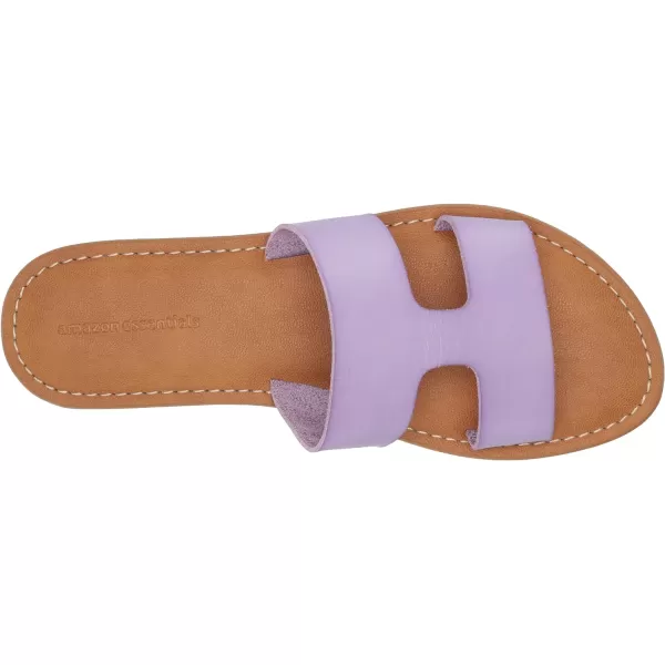 Amazon Essentials Womens Flat Banded SandalLavender