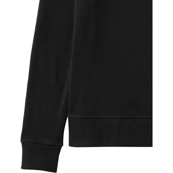 Amazon Essentials Womens Fleece Crewneck Sweatshirt Available in Plus SizeBlack