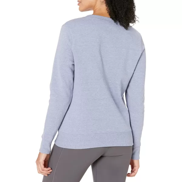 Amazon Essentials Womens Fleece Crewneck Sweatshirt Available in Plus SizeIndigo Blue Heather