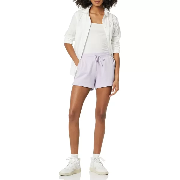 Amazon Essentials Womens Fleece ShortLilac