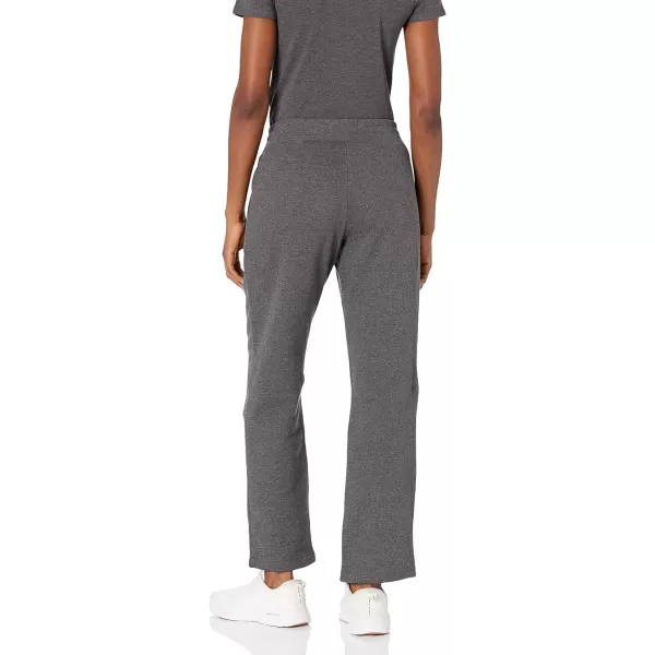 Amazon Essentials Womens Fleece Straight Leg Sweatpant Available in Plus SizeCharcoal Heather