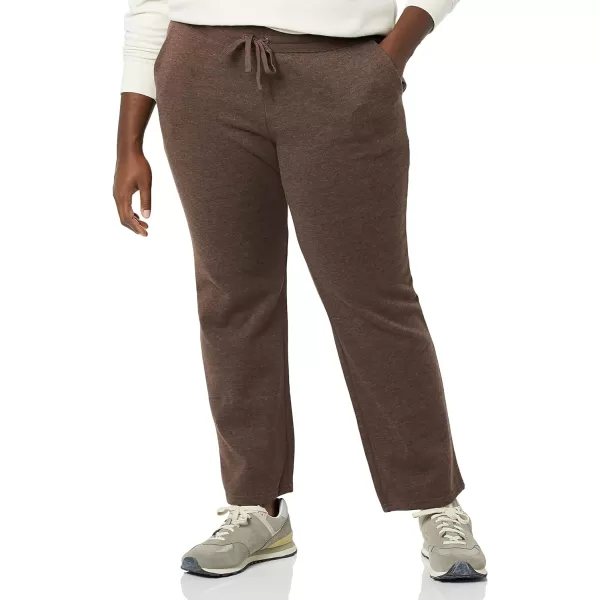 Amazon Essentials Womens Fleece Straight Leg Sweatpant Available in Plus SizeChocolate