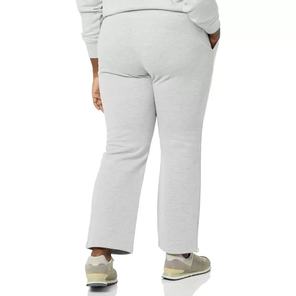 Amazon Essentials Womens Fleece Straight Leg Sweatpant Available in Plus SizeGrey Heather