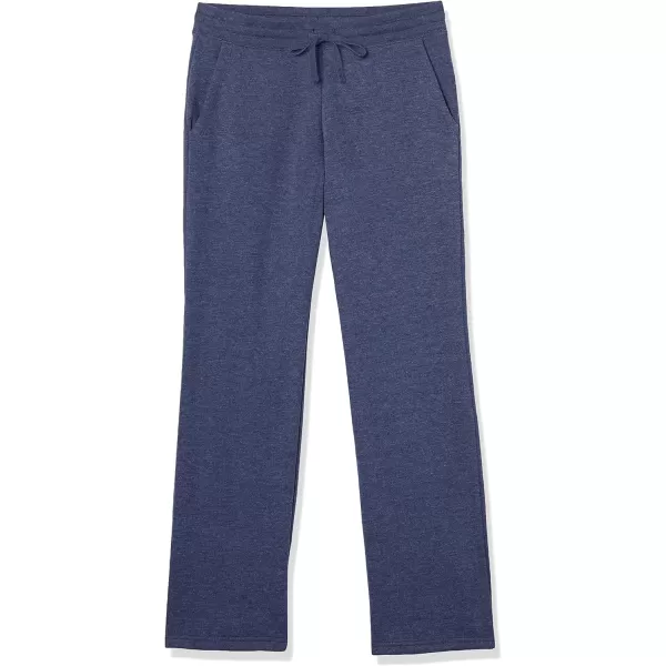 Amazon Essentials Womens Fleece Straight Leg Sweatpant Available in Plus SizeNavy Heather