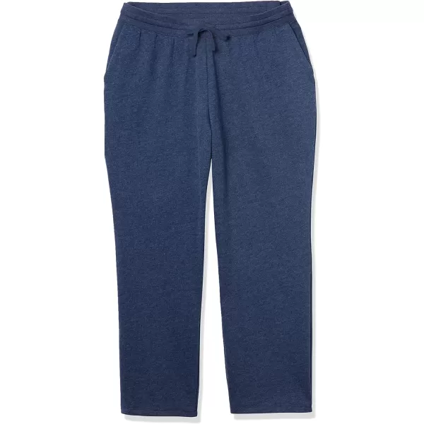 Amazon Essentials Womens Fleece Straight Leg Sweatpant Available in Plus SizeNavy Heather