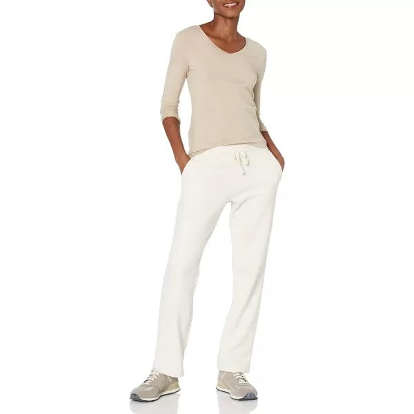 Amazon Essentials Womens Fleece Straight Leg Sweatpant Available in Plus SizeOatmeal Heather