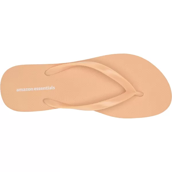 Amazon Essentials Womens Flip Flops Pack of 3Beige