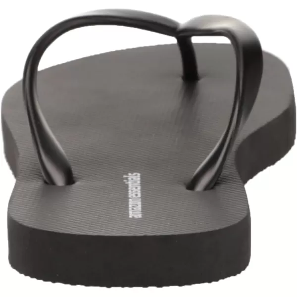 Amazon Essentials Womens Flip Flops Pack of 3Black