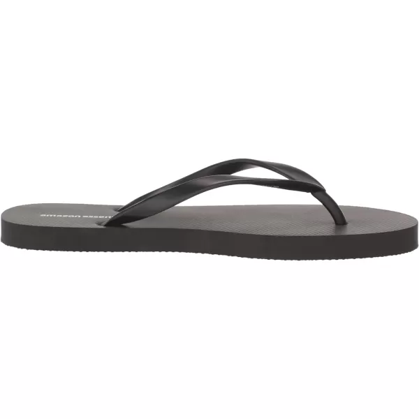 Amazon Essentials Womens Flip Flops Pack of 3Black