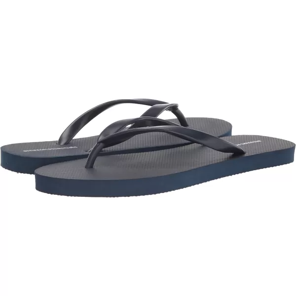 Amazon Essentials Womens Flip Flops Pack of 3Blue